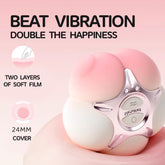 Vibrador de succión de clítoris con calefacción y bofetadas Mesanel PinkPo